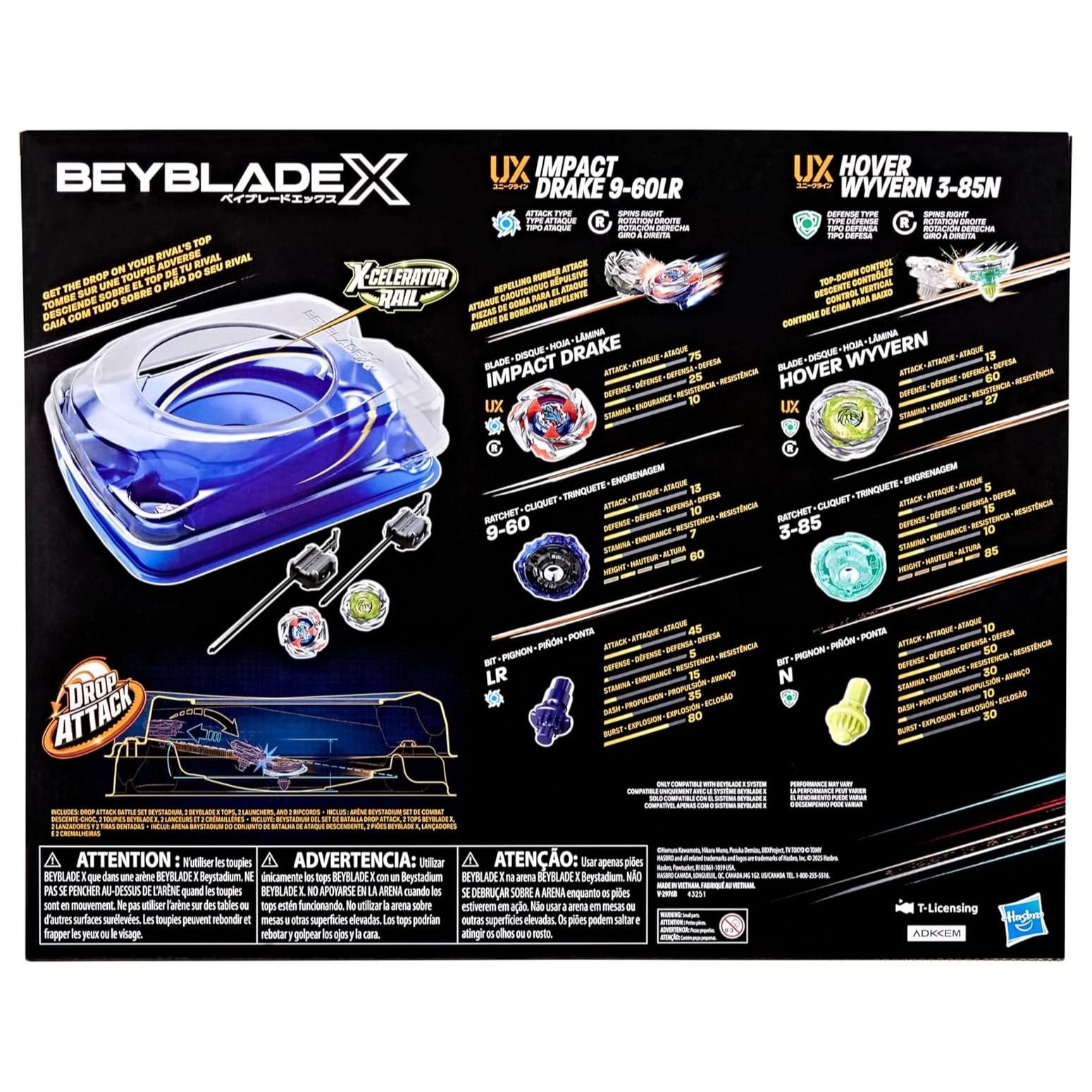 Beyblade X - Drop Attack Battle Set - AS00 - Imagen 3