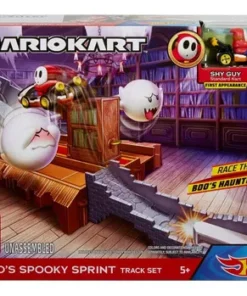 Hot Wheels Mario Kart Circuito Pista Saltos De Boo + Shy Guy