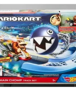 Hot Wheels Mario Kart Pista Chain Chomp Set Donkey Kong