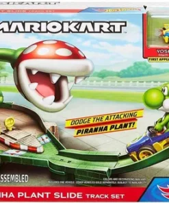 Hot Wheels Mario Kart Circuito Pistas Rampa Piraña + Yoshi